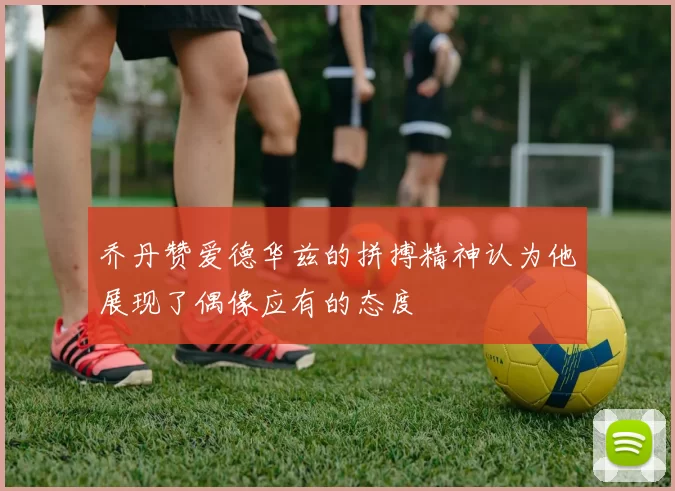 乔丹赞爱德华兹的拼搏精神认为他展现了偶像应有的态度